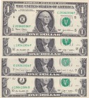 United States of America, 1 Dollar, 1988/2003/2009, UNC, (Total 4 banknotes)
Full Radar
Estimate: USD 500-1000