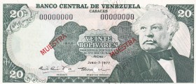 Venezuela, 20 Bolívares, 1977, UNC, p53s2
Estimate: USD 40-80