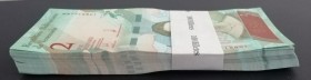 Venezuela, 2 Bolívares, 2018, UNC, p101, BUNDLE
(Total 100 consecutive banknotes)
Estimate: USD 25-50