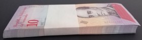 Venezuela, 10 Bolívares, 2018, UNC, p103, BUNDLE
(Total 100 consecutive banknotes)
Estimate: USD 25-50