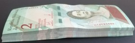 Venezuela, 2 Bolívares, 2018, UNC, pNew, (Total 96 banknotes)
Estimate: USD 30-60