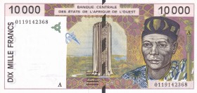 West African States, 10.000 Francs, 2001, UNC, p214Bj
Estimate: USD 100-200