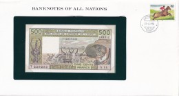 West African States, 500 Francs, 1985, UNC, p806Th, FOLDER
Estimate: USD 15-30
