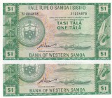 Western Samoa, 1 Tala, 2020, UNC, p16CS, (Total 2 consecutive banknotes)
Reprint
Estimate: USD 30-60