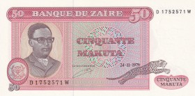 Zaire, 50 Makuta, 1979, UNC, p17, Radar
Estimate: USD 25-50