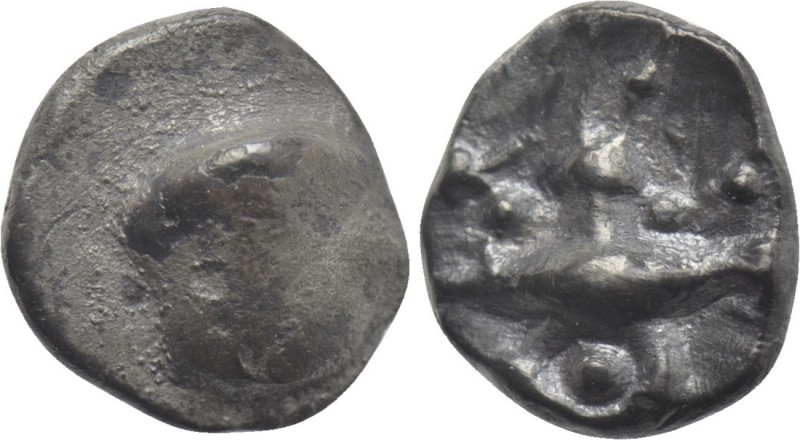 CENTRAL EUROPE. Boii. Obol (2nd-1st centuries BC). "Athena Alkis" type. 

Obv:...