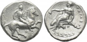 CALABRIA. Tarentum. Nomos (Circa 344-340 BC).