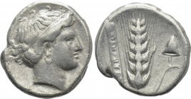 LUCANIA. Metapontion. Nomos (Circa 400-340 BC).