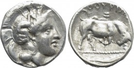 LUCANIA. Thourioi. Nomos (Circa 350-300 BC).