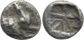 SICILY. Himera. Tetartemorion (Circa 530-520 BC).