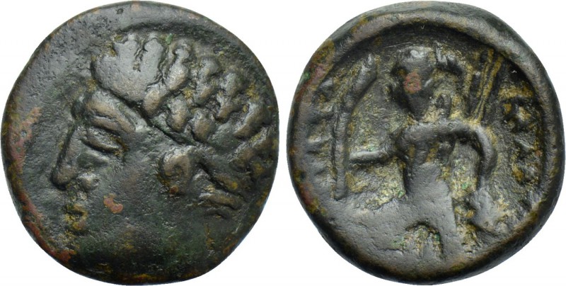 KINGS OF ILLYRIA. Ballaios (Circa 217-182 BC, or earlier). Ae. Rhizon. 

Obv: ...