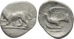 SIKYONIA. Sikyon. Hemiobol (Circa 370-340 BC).
