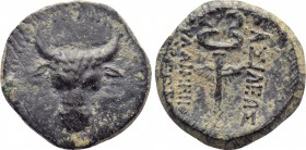 KINGS OF PAPHLAGONIA. Pylaimenes II. / III. Euergetes (Circa 133-103 BC). Ae.