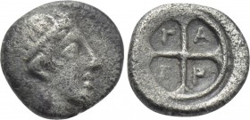 TROAS. Gargara. Hemiobol (5th century BC).