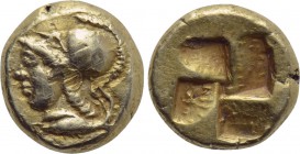 MYSIA. Kyzikos. EL Hemihekte (Circa 500-450 BC).