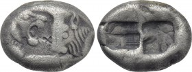 KINGS OF LYDIA. Time of Cyrus to Darios I (Circa 550/39-520 BC). Siglos or Half Stater. Sardes.