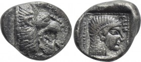 CARIA. Knidos. Trihemiobol (Circa 530-510 BC).