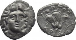 CARIA. Rhodes. Drachm (Circa 175-170 BC). Mint in central or northern Greece; Gorgos, magistrate.