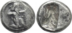 ACHAEMENID EMPIRE. Time of Darios I to Xerxes I (505-480 BC). 1/3 Siglos. Sardes.