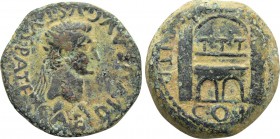 SPAIN. Emerita. Divus Augustus (Died 14 AD). Ae Dupondius. Struck under Tiberius.