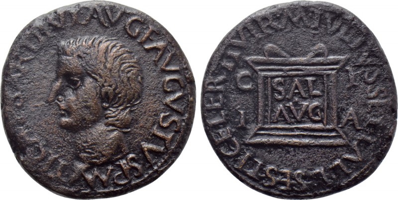 SPAIN. Illici. Tiberius (14-37). Ae As. M. Julius Settal. and L. Sesti. Celer, d...