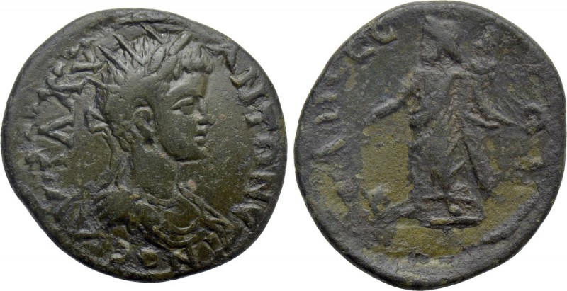 MOESIA INFERIOR. Odessus. Caracalla (198-217). Ae.

Obv: AVT Λ AV ANTΩNЄINOC....