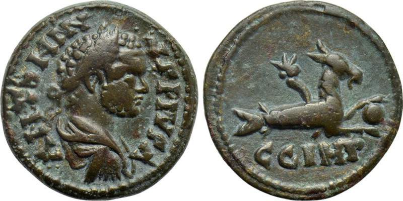 MYSIA. Parium. Caracalla (198-217). Ae. 

Obv: ANTONINVS PIVS A. 
Laureate, d...