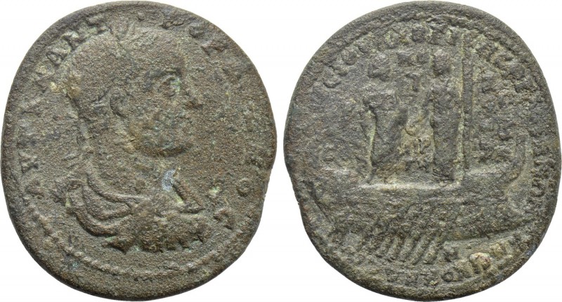 MYSIA. Pergamum. Gordian III (238-244). Ae Medallion. Iul. Logismos, strategos. ...