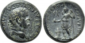 LYDIA. Sardes. Vespasian (69-79). Ae. T. Fl. Eisigonos, strategos.