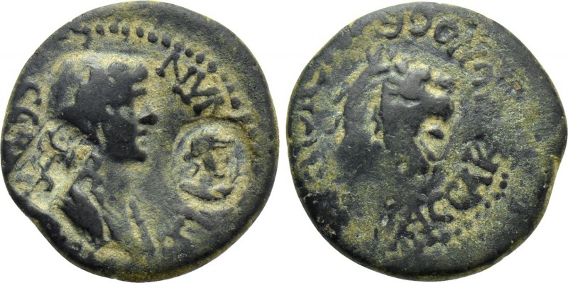 PHRYGIA. Eumenea. Agrippina II (Augusta, 50-59). Ae. Bassa, wife of Kleon, archi...