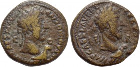 PHOENICIA. Berytus. Marcus Aurelius with Lucius Verus (161-180). Ae.