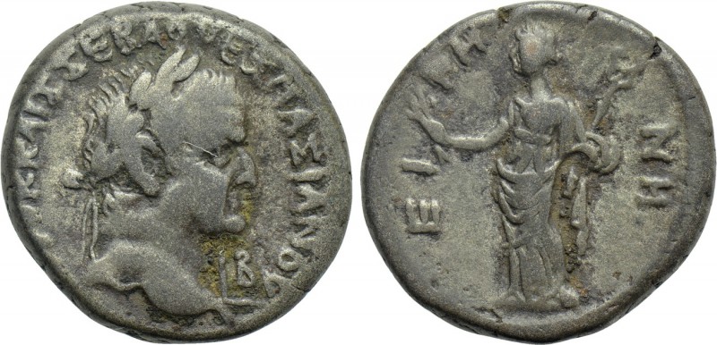 EGYPT. Alexandria. Vespasian (69-79). BI Tetradrachm. Dated RY 2 (69/70). 

Ob...