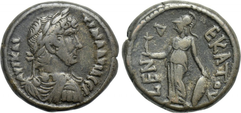 EGYPT. Alexandria. Hadrian (117-138). BI Tetradrachm. Dated RY 11 (126/7). 

O...