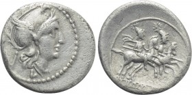 ANONYMOUS. Quinarius (211-208 BC). Rome.