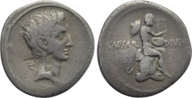 OCTAVIAN. Denarius (32-31 BC). Uncertain Italian mint, possibly Rome.