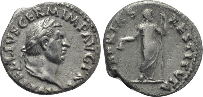VITELLIUS (69). Denarius. Rome. 

Obv: A VITELLIVS GERM IMP AVG TR P. 
Laurea...