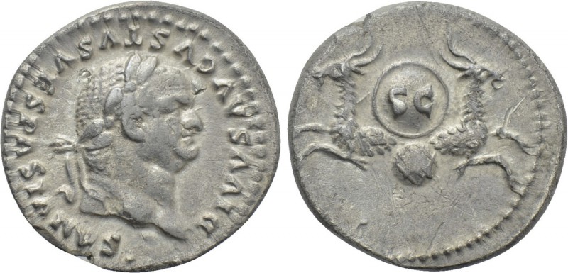 DIVUS VESPASIAN (Died 79). Denarius. Rome. Struck under Titus. 

Obv: DIVVS AV...