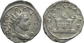 DIVUS TITUS (Died 81). Antoninianus. Rome. Struck under Trajanus Decius.