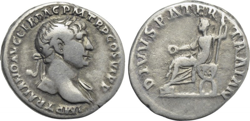 TRAJAN with TRAJAN PATER (98-117). Denarius. Rome. 

Obv: IMP TRAIANO AVG GER ...