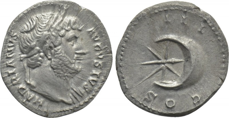 HADRIAN (117-138). Denarius. Rome. 

Obv: HADRIANVS AVGVSTVS. 
Laureate head ...