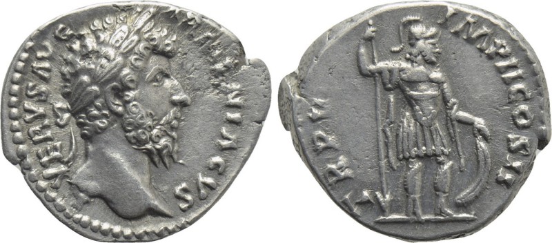 LUCIUS VERUS (161-169). Denarius. Rome. 

Obv: L VERVS AVG ARMENIACVS. 
Laure...