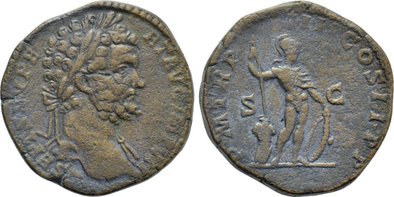 SEPTIMIUS SEVERUS (193-211). Sestertius. Rome.

Obv: L SEPT SEV PERT AVG IMP V...