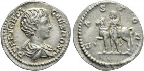 GETA (Caesar, 198-209). Denarius. Rome.