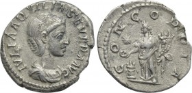 AQUILIA SEVERA (Augusta, 220-221 & 221-222). Denarius. Rome.