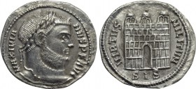 MAXIMIANUS HERCULIUS (286-305). Argenteus. Contemporary imitation of Siscia.