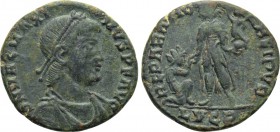 MAGNUS MAXIMUS (383-388). Ae. Lugdunum.