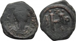 JUSTINIAN I (527-565). 8 Nummi. Thessalonica.