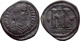 JUSTINIAN I (527-565). Follis. Theoupolis (Antioch).