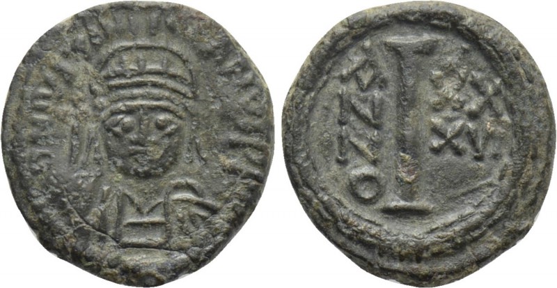 JUSTINIAN I (527-565). Decanummium. Ravenna. Dated RY 36 (562/3). 

Obv: D N I...