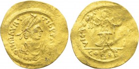 MAURICE TIBERIUS (582-602). Semissis. Constantinople.